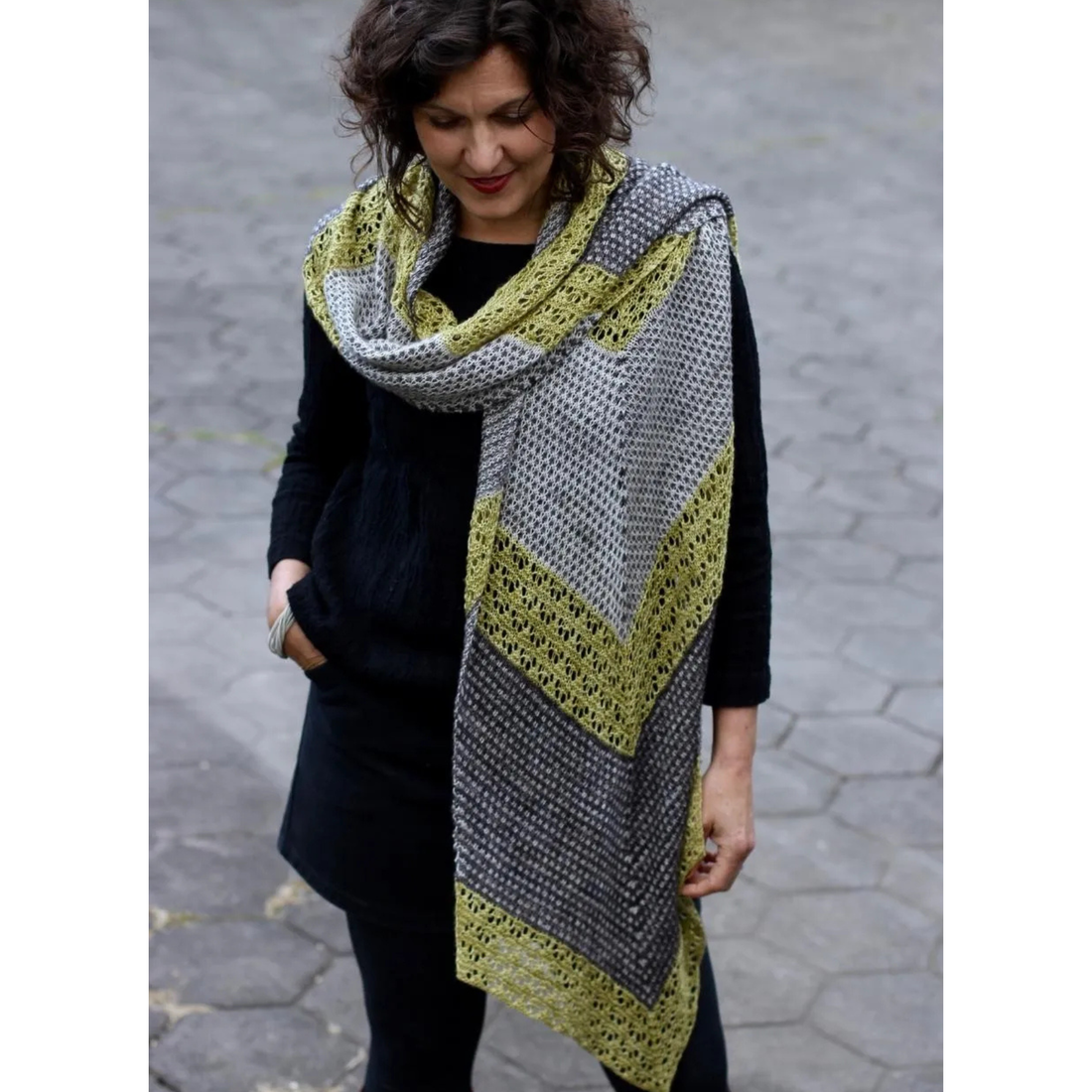 Electra Shawl | Printed Pattern