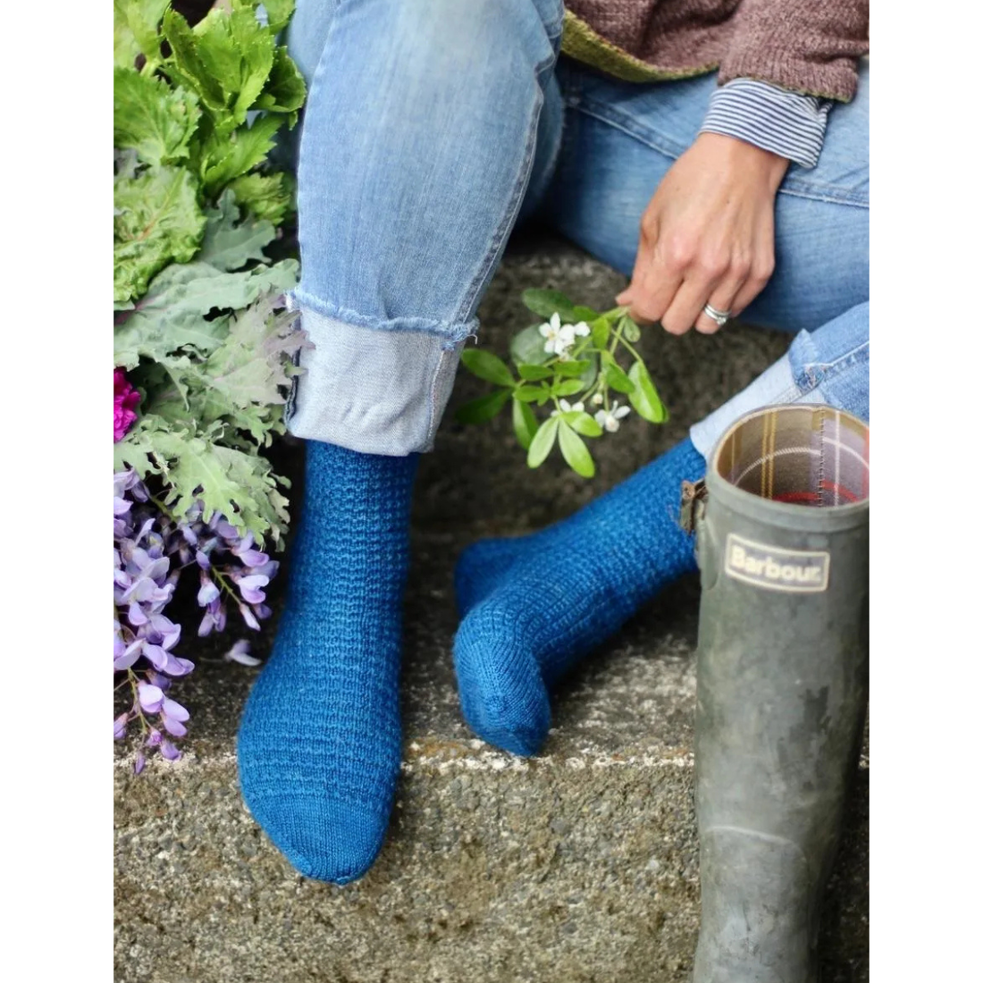 Footsie Socks by Truly Myrtle | Printed Pattern