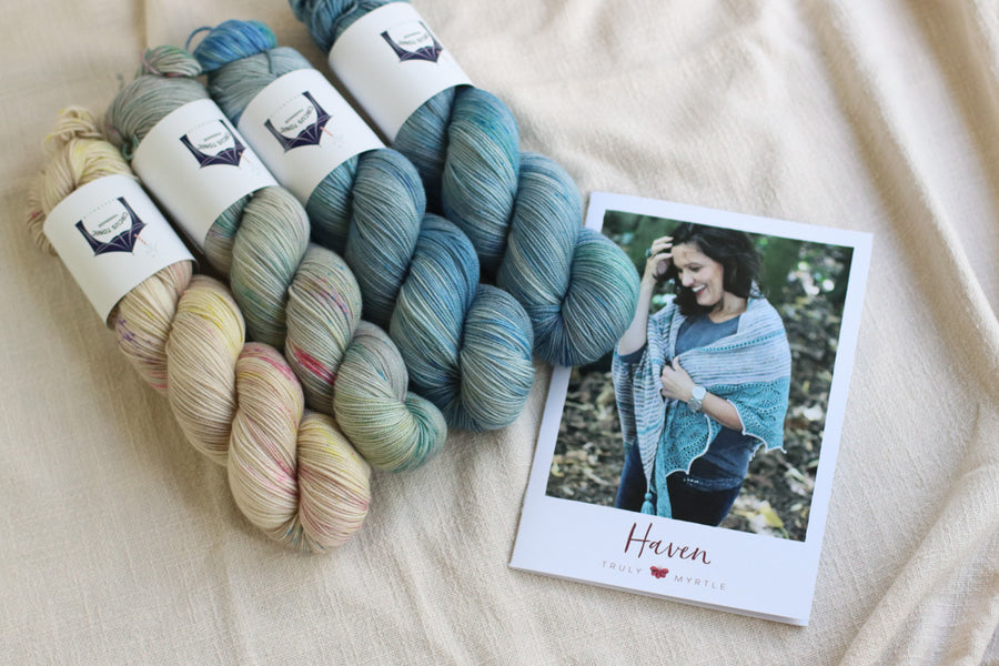 Haven Shawl by Libby Jonson | Knitting Kit