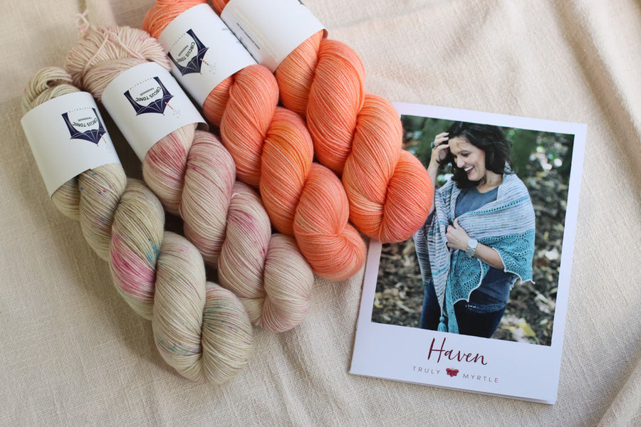 Haven Shawl by Libby Jonson | Knitting Kit