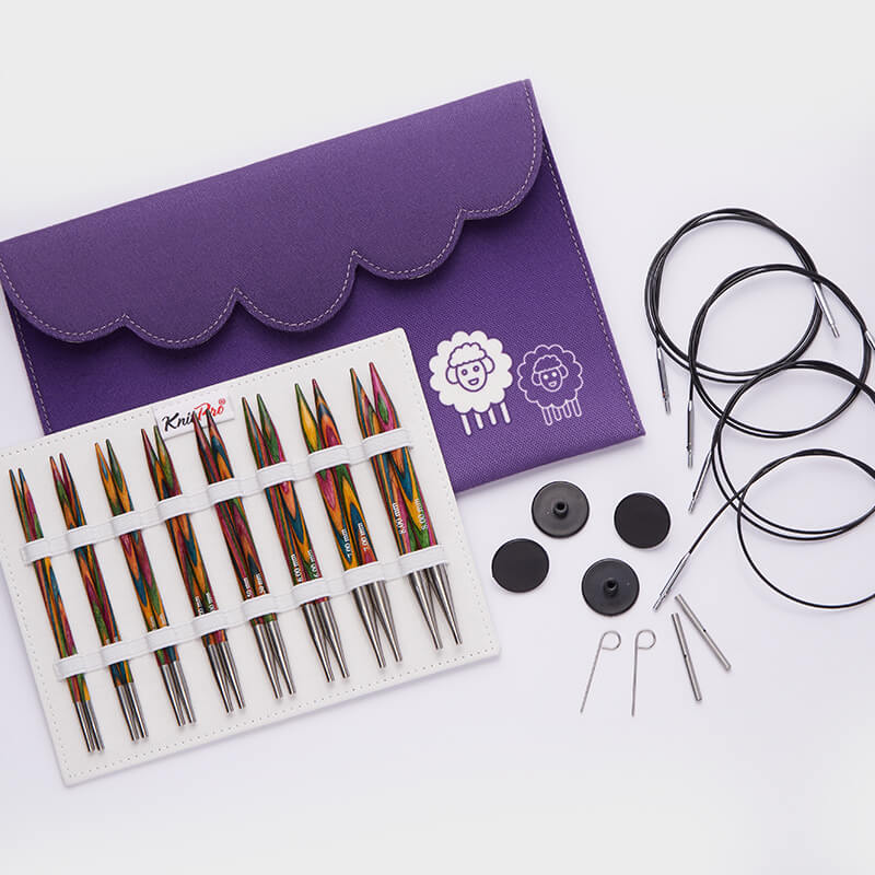KnitPro Symfonie Interchangeable Deluxe Knitting Needle Set