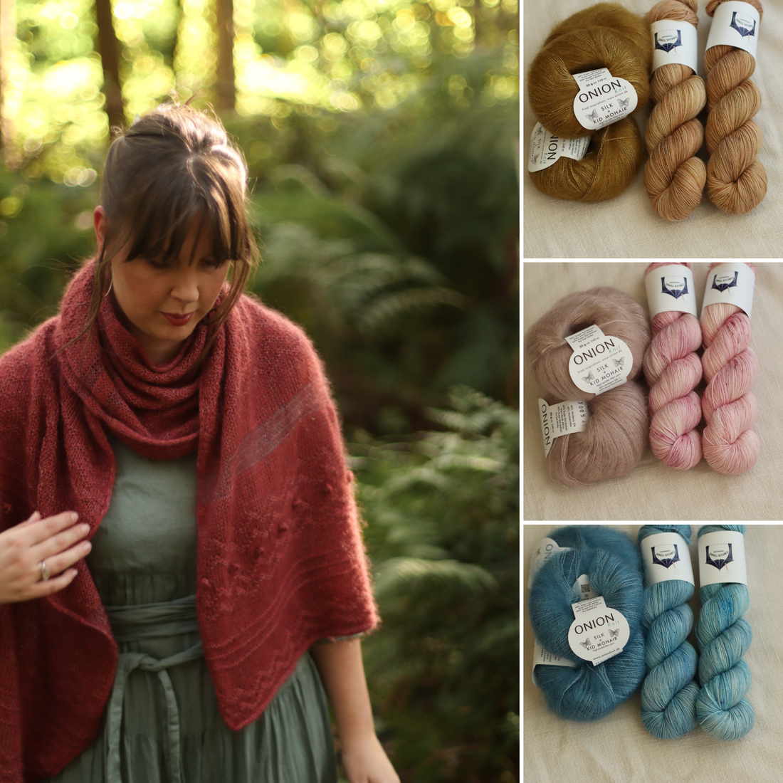 Winter's Path Wrap Kit | Luxe Hand Dyed