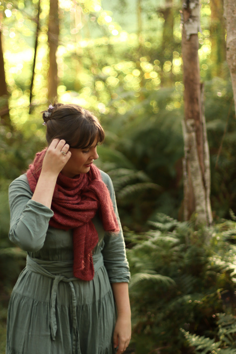Winter's Path Wrap | PDF Knitting Pattern