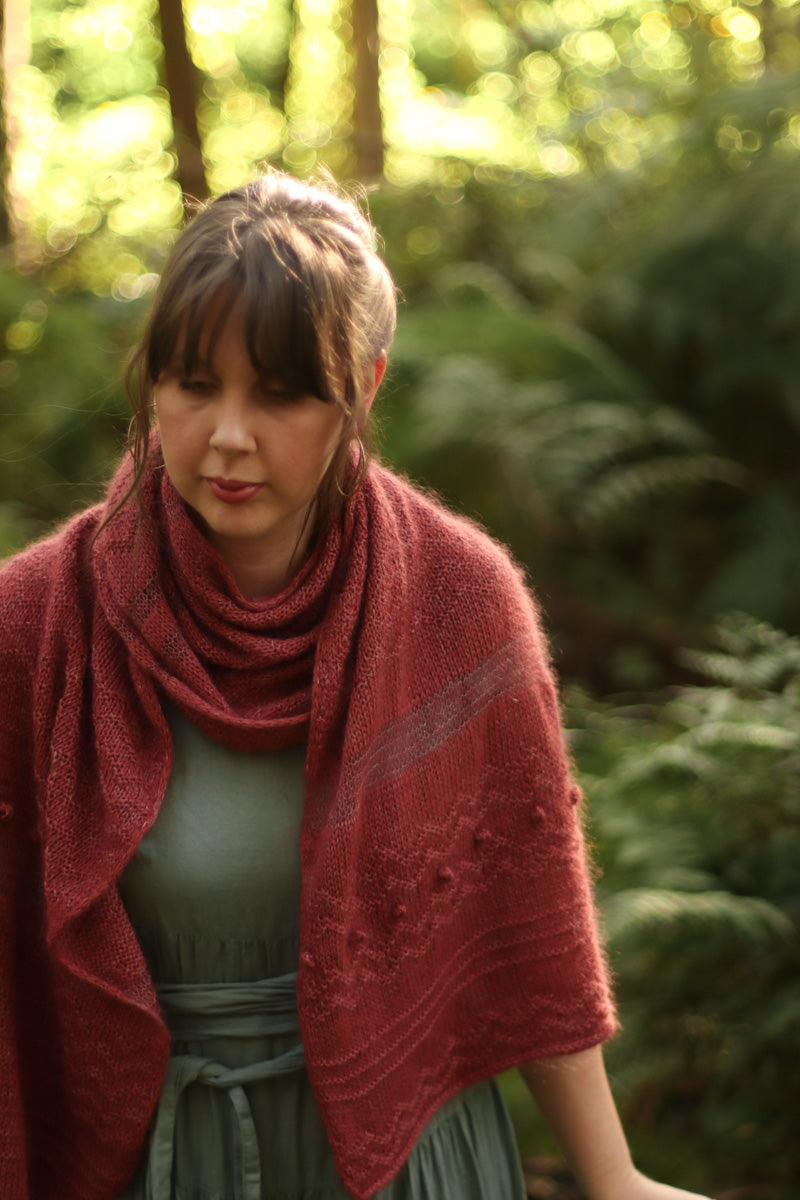 Winter's Path Wrap | PDF Knitting Pattern