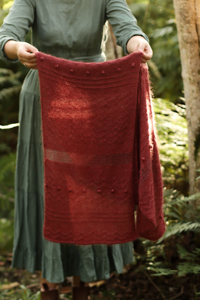 Winter's Path Wrap | PDF Knitting Pattern