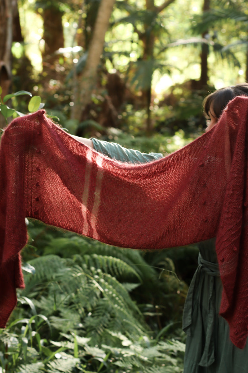 Winter's Path Wrap | PDF Knitting Pattern