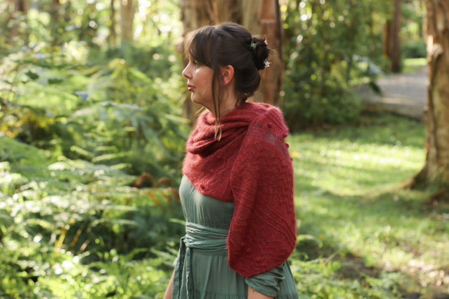 Winter's Path Wrap | PDF Knitting Pattern