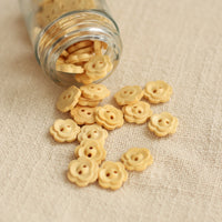 Flower Wooden Buttons | Small 15mm