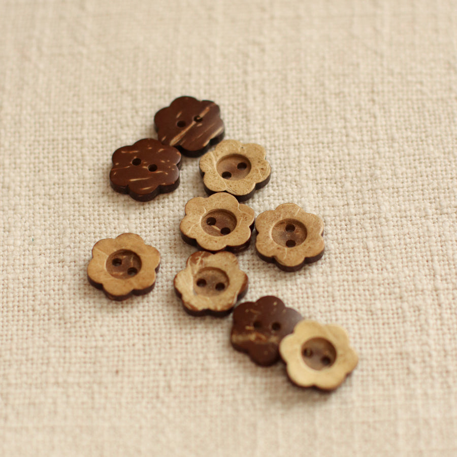 Coconut Buttons | Small 18mm