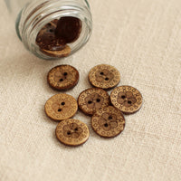 Coconut Buttons | Small 18mm