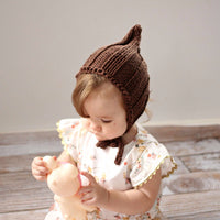 Triple Ribbed Pixie Bonnet | PDF Knitting Pattern