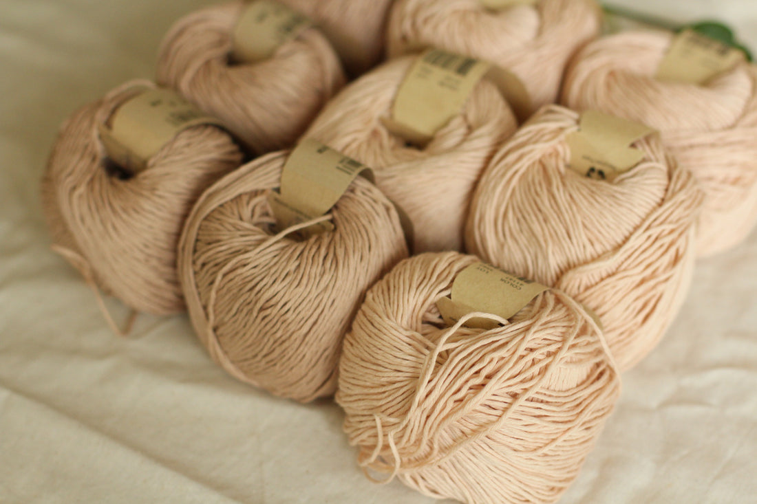 Minty Baby Blanket by Debra Kinsey | Organic Cotton Knitting Kit
