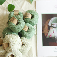 Minty Baby Blanket by Debra Kinsey | Organic Cotton Knitting Kit