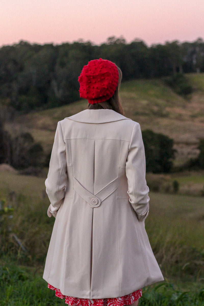 Cherry Pie Beret | PDF Knitting Pattern