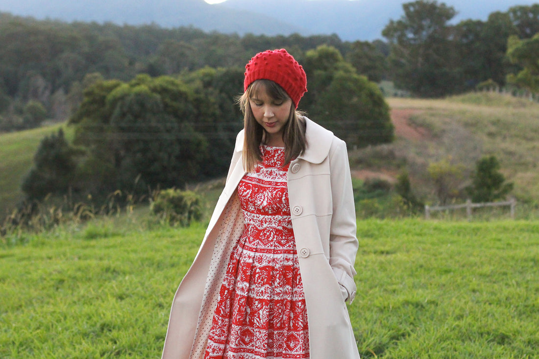 Cherry Pie Beret | PDF Knitting Pattern