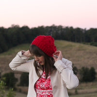 Cherry Pie Beret | PDF Knitting Pattern