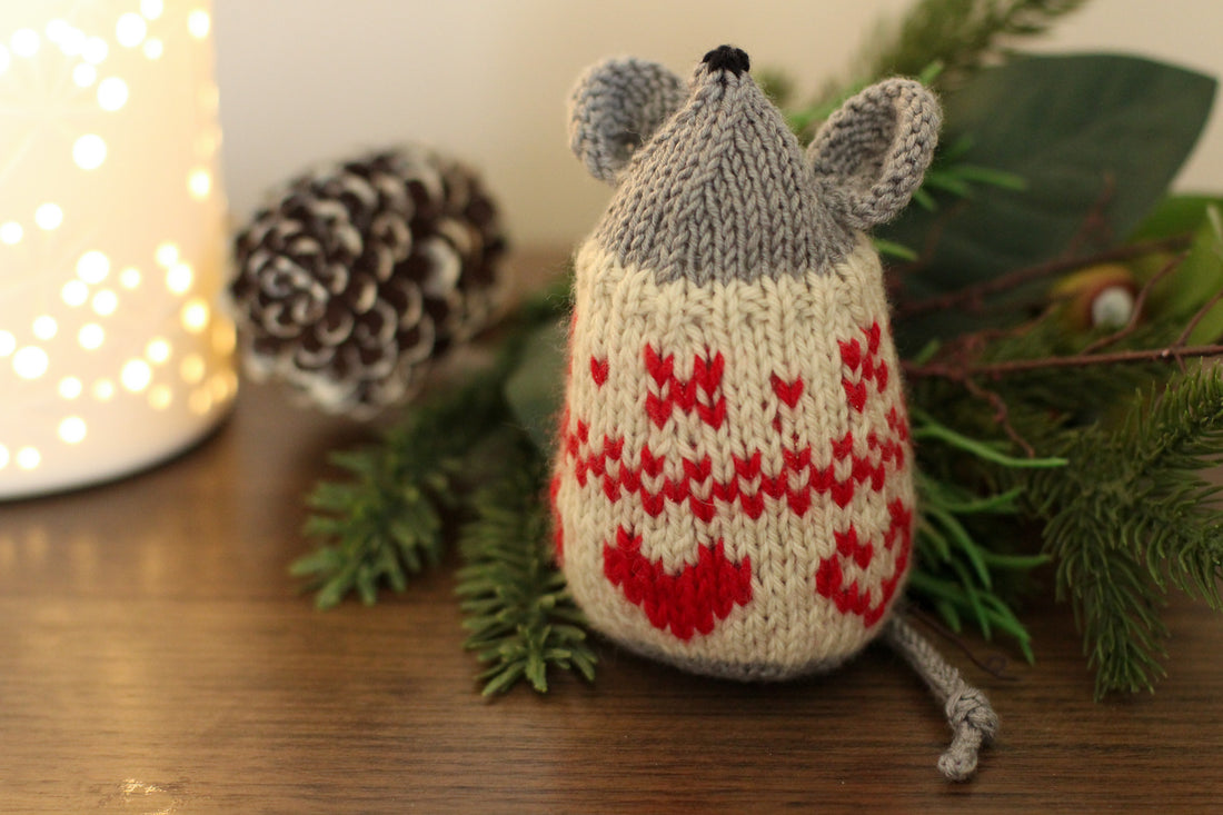 Nordic Christmas Mice | PDF Knitting Pattern