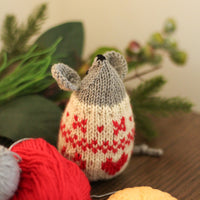 Nordic Christmas Mice | PDF Knitting Pattern