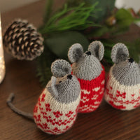 Nordic Christmas Mice | PDF Knitting Pattern