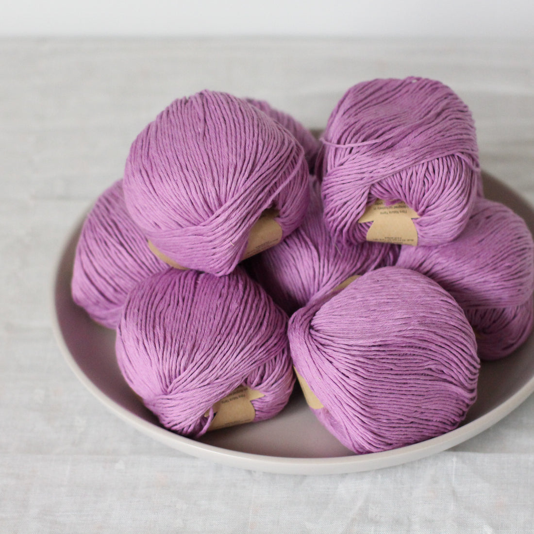 LARGE 8 Lavender Blush Knitting yarn bowl - BlueRoomPottery plus (+)