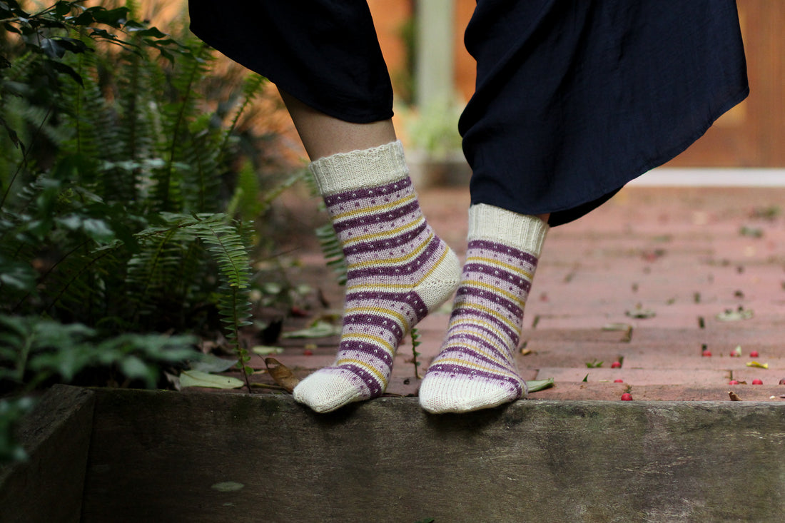 Friday Fair Isle Socks | PDF Knitting Pattern