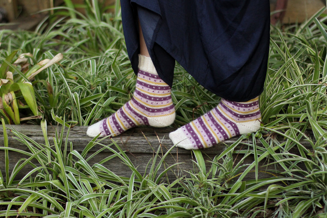 Friday Fair Isle Socks | PDF Knitting Pattern