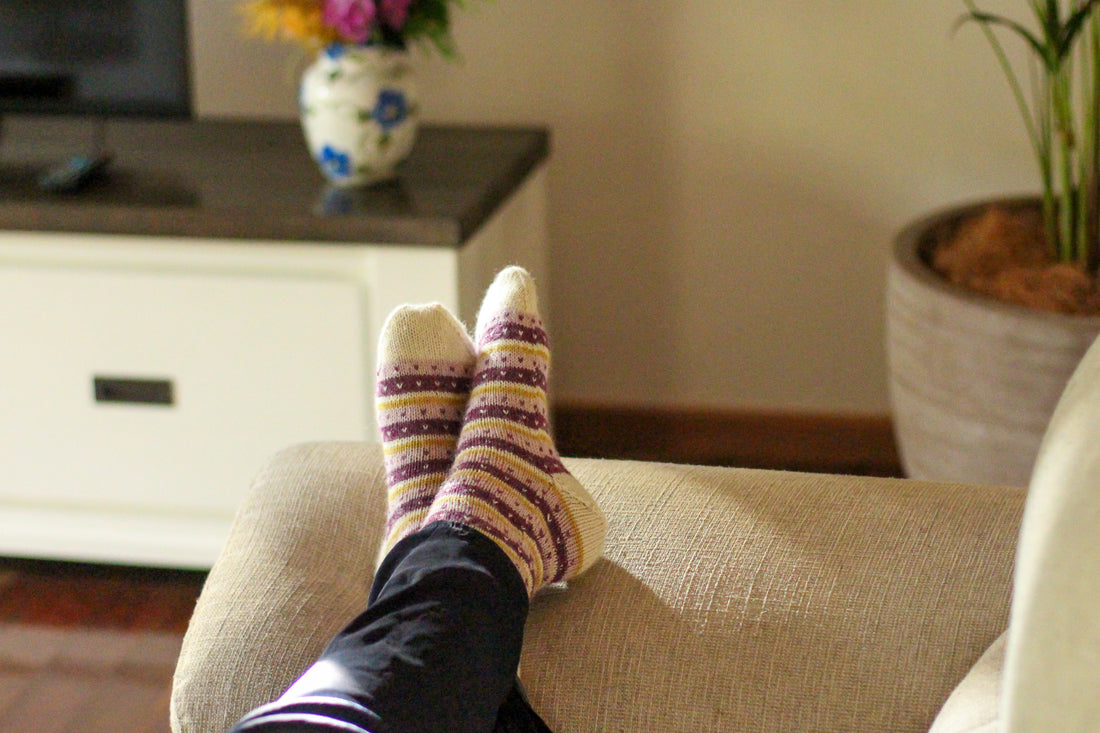 Friday Fair Isle Socks | PDF Knitting Pattern