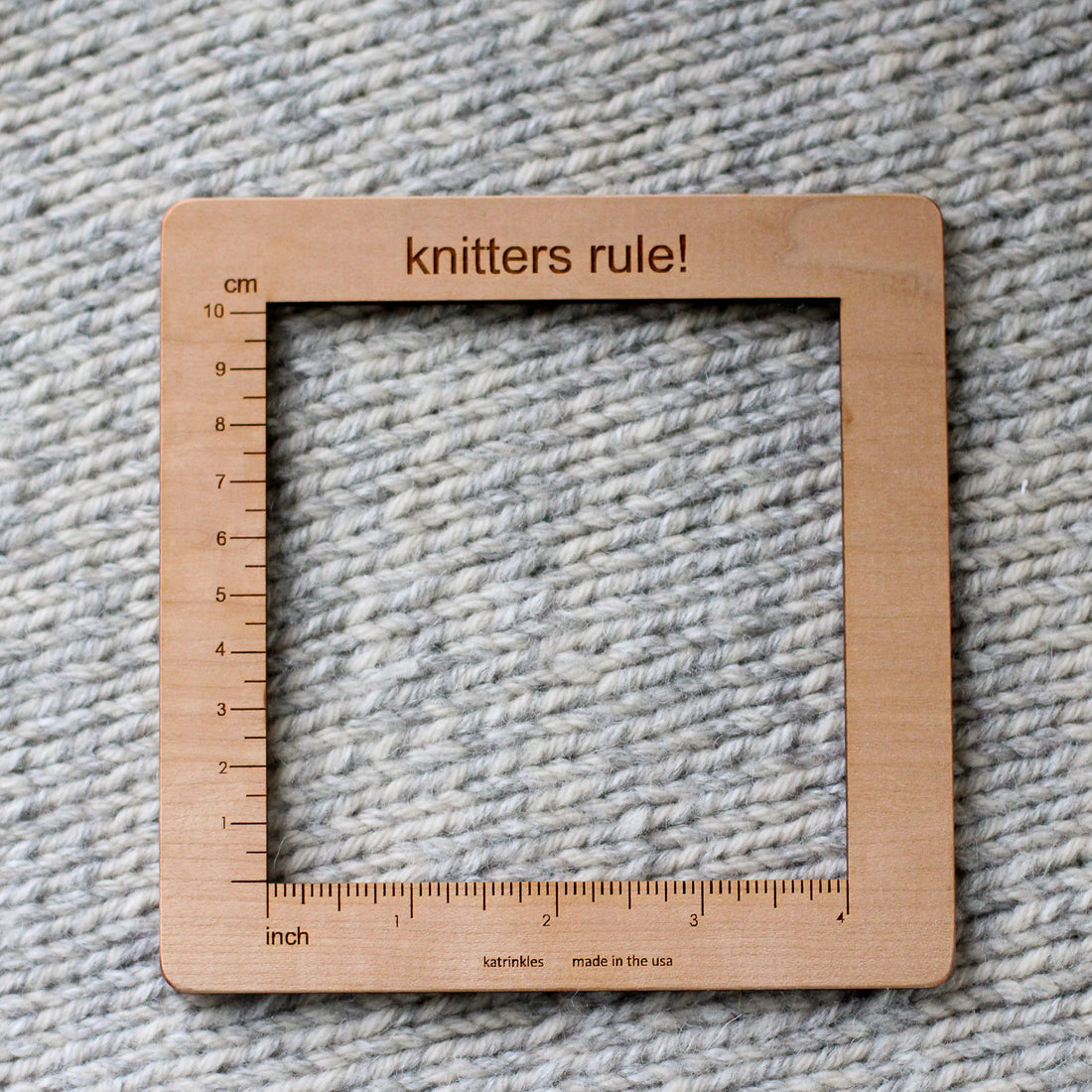 Wooden Tension Ruler 10cm/4" Square