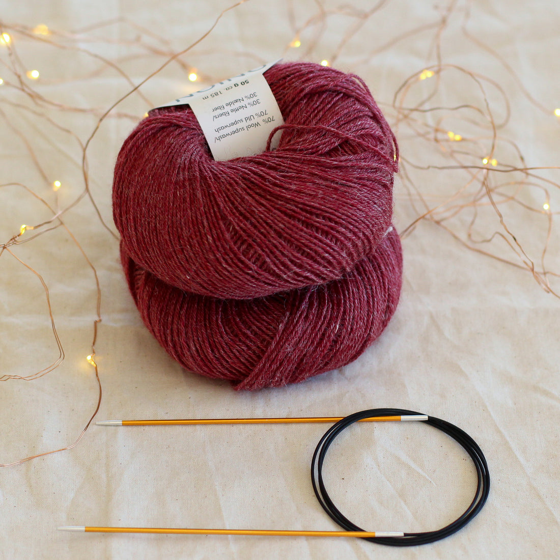 Learn to Knit Socks Kit | Solid