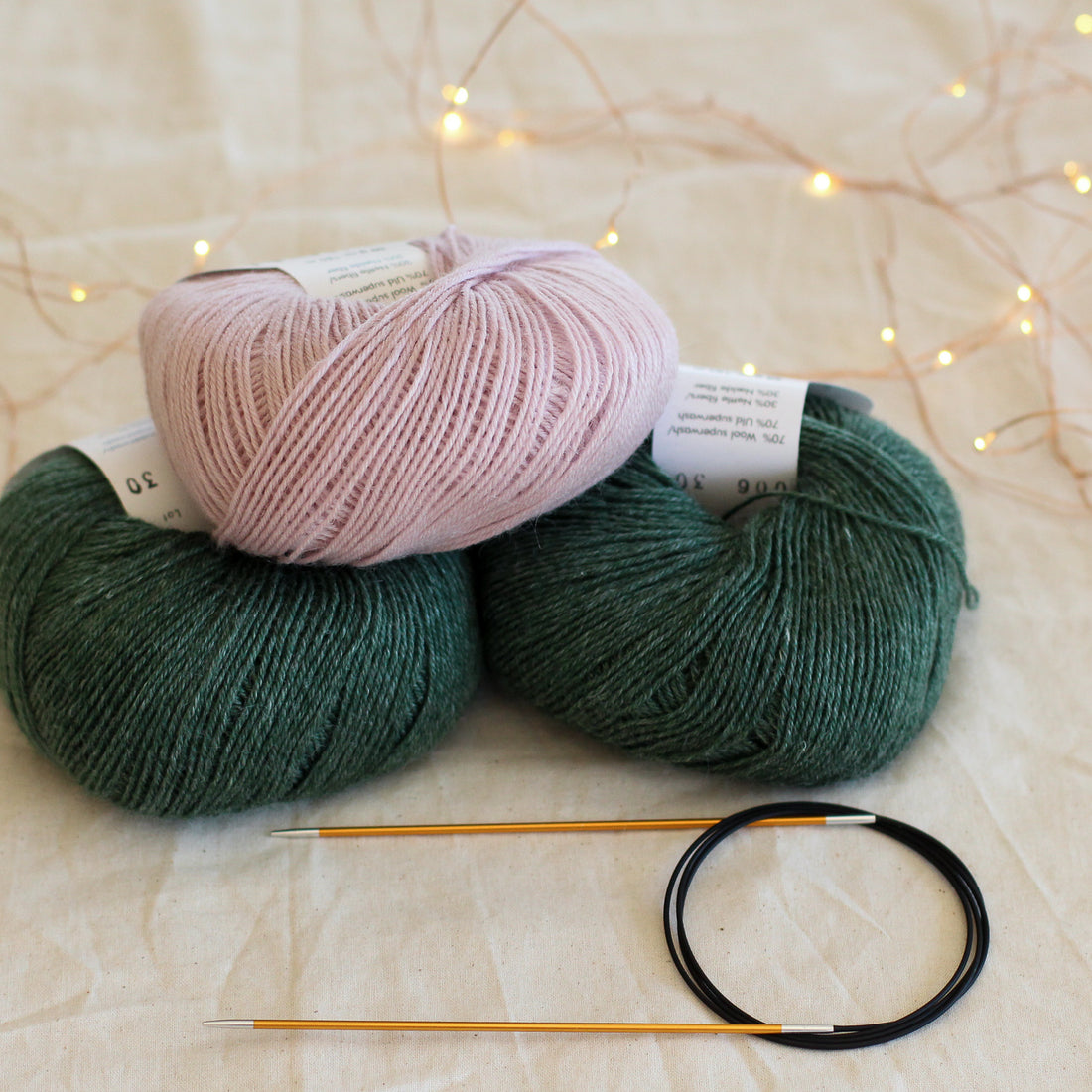 Learn to Knit Socks Kit | Two-Tone