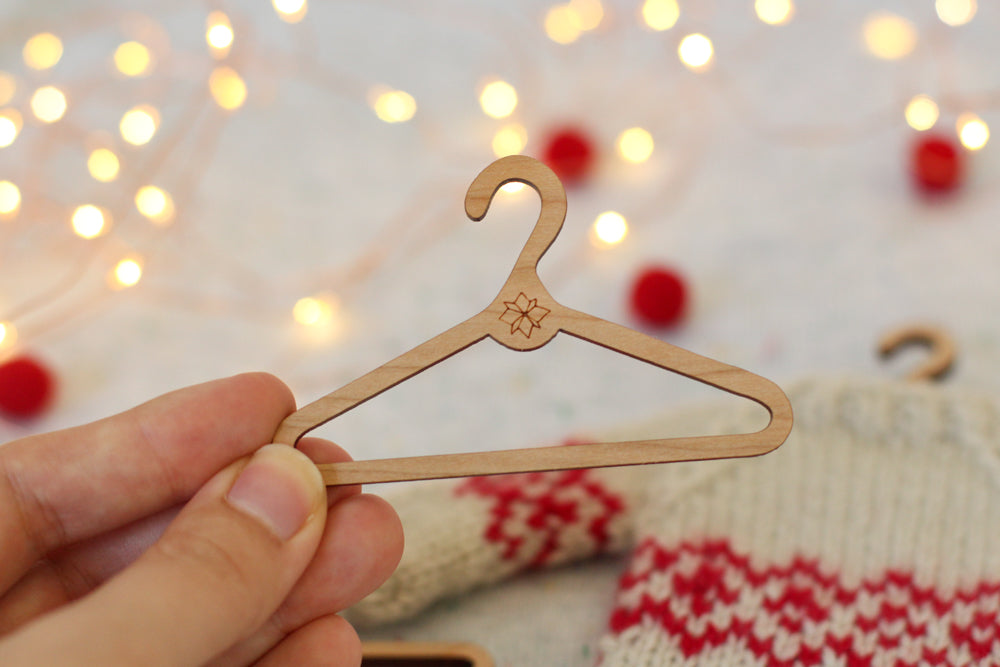 Mini Ornament Coat Hangers | Set of 3