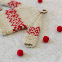 Mini Jumper (Sweater) Ornaments | Complete Knitting Kit