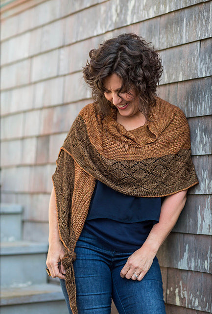 Molten Shawl by Libby Jonson | Knitting Kit