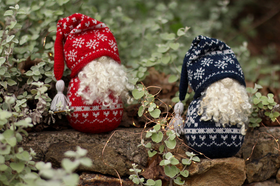 Nordic Christmas Gnome | PDF Knitting Pattern