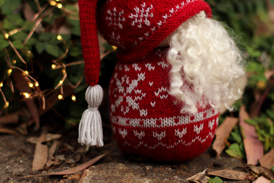 Nordic Christmas Gnome | PDF Knitting Pattern