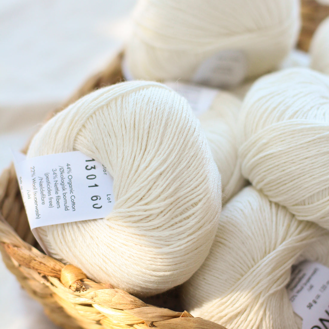 Organic Cotton + Nettles + Wool | 8ply DK