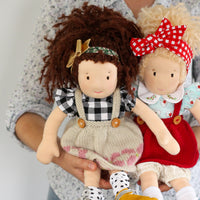 Doll's Posie Pinafore | PDF Knitting Pattern