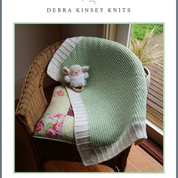Minty Baby Blanket by Debra Kinsey | Printed Pattern