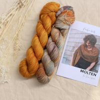 Molten Shawl by Libby Jonson | Knitting Kit