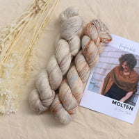 Molten Shawl by Libby Jonson | Knitting Kit