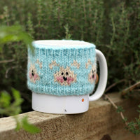 Marshmallow Bunny Mug Cosy | PDF Knitting Pattern