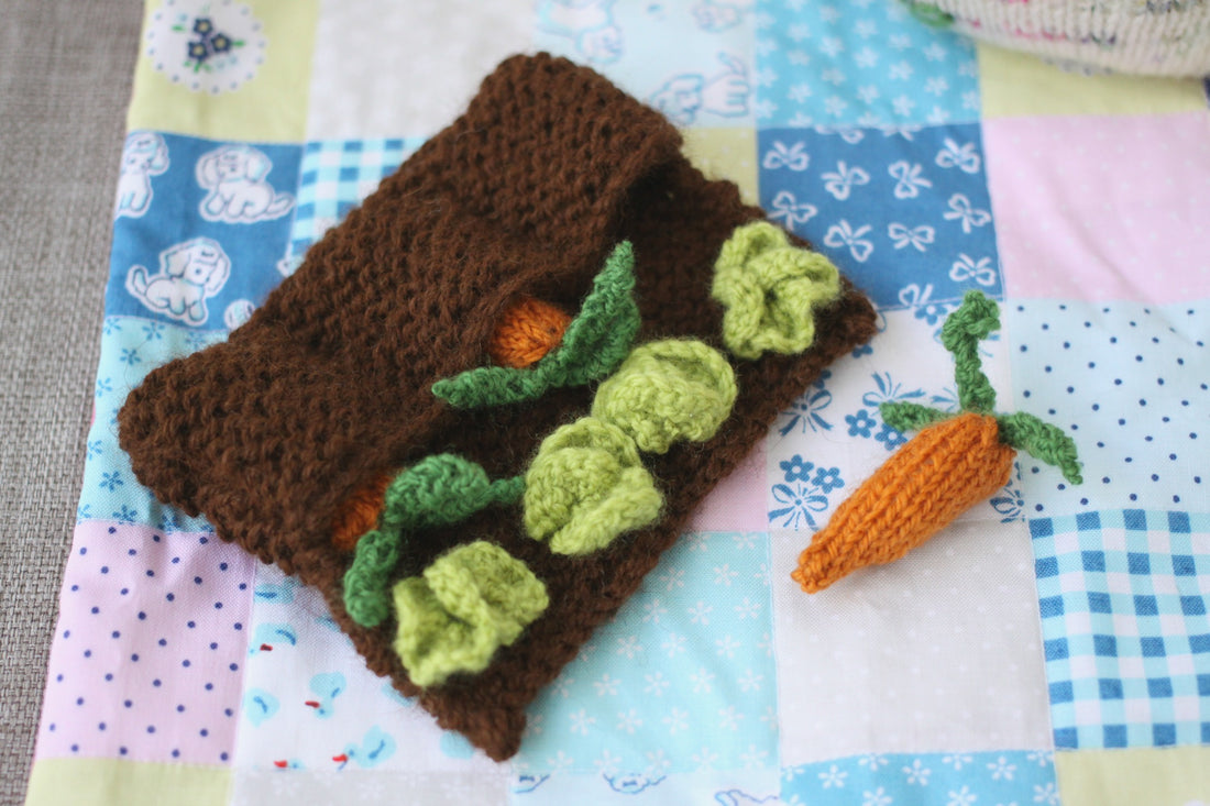 Bunny's Veggie Garden | PDF Knitting Pattern