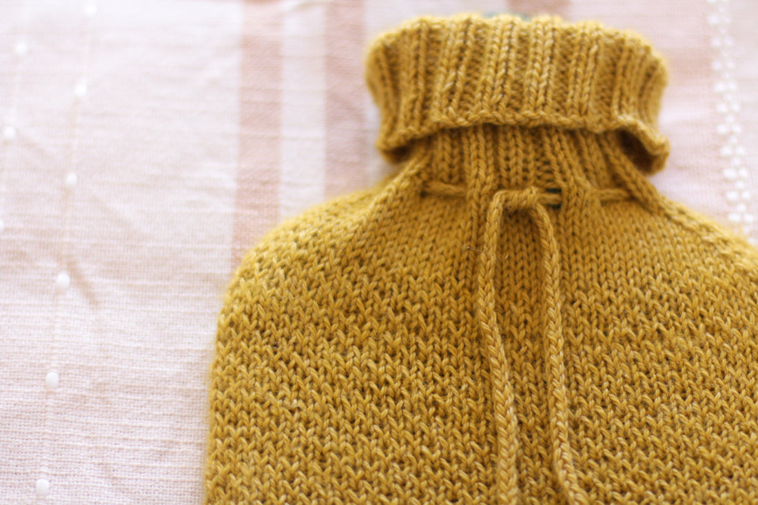 Cosy Home Hot Water Bottle | PDF Knitting Pattern