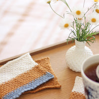 Cosy Home Coasters | PDF Knitting Pattern