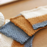 Cosy Home Coasters | PDF Knitting Pattern