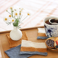 Cosy Home Coasters | PDF Knitting Pattern