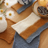 Cosy Home Coasters | PDF Knitting Pattern