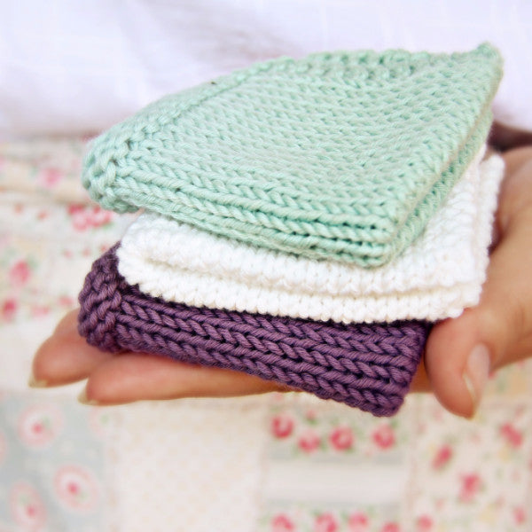 Pretty & Practical Washcloths | PDF Knitting Pattern