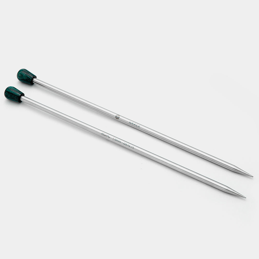 Mindful Collection Steel Knitting Needles | 25cm