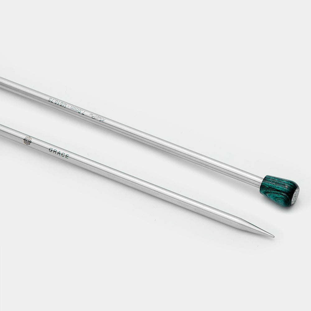 Mindful Collection Steel Knitting Needles | 25cm